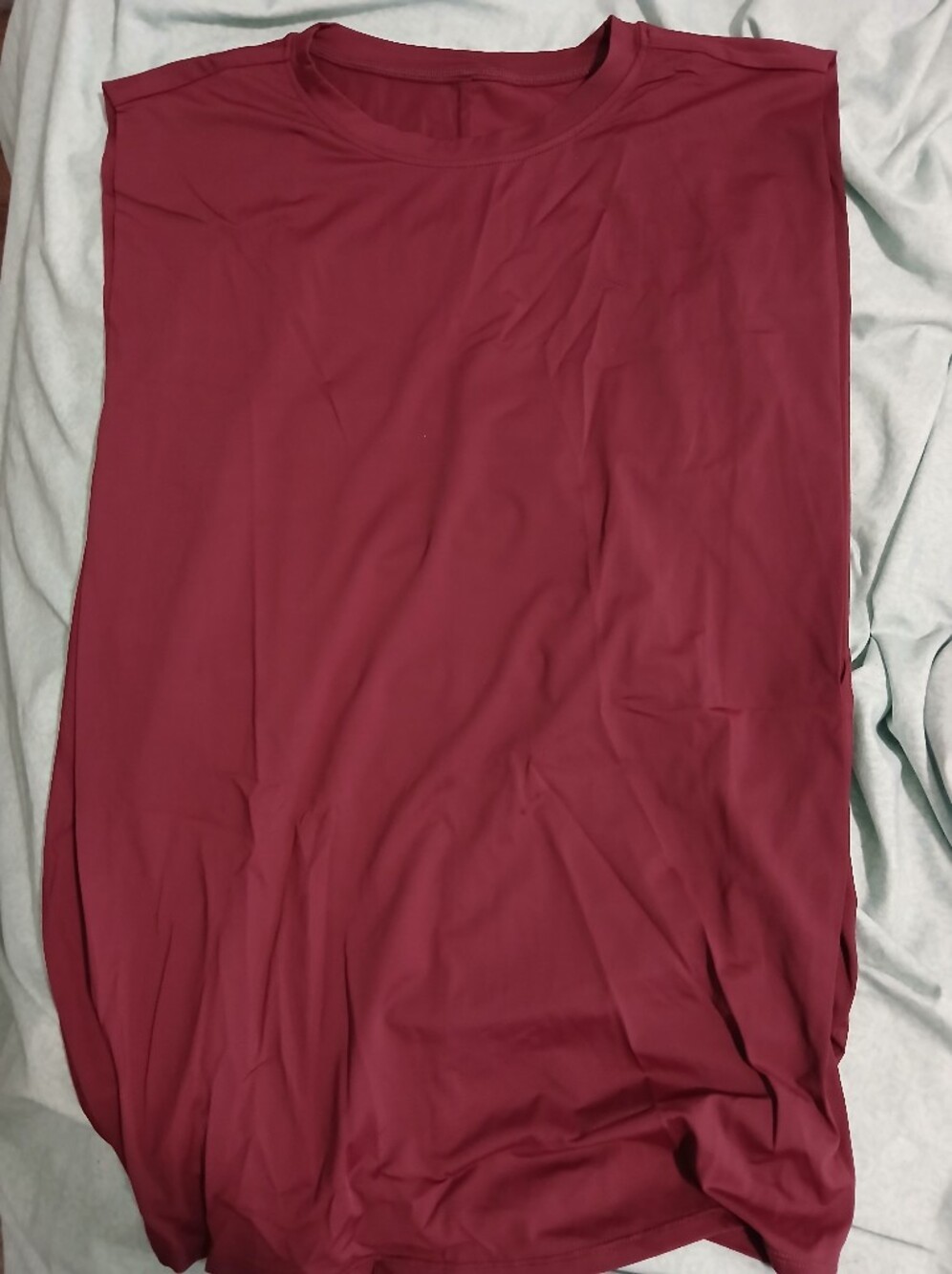 Nwot HALARA Burgundy Muscle Tee Or Tank